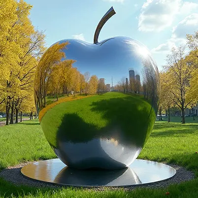 Скульптура из металла Яблоко соблазна