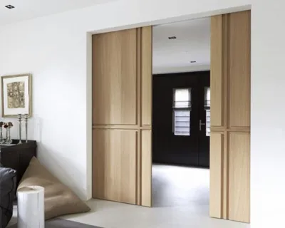 Пенал для раздвижной двери двустворчатый, высота 2700-2900