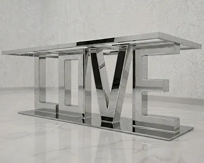 Подстолье стола из металла в стиле loft "LOVE" купить