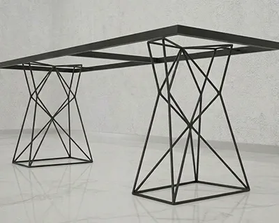 Подстолье для стола в стиле loft "Fractum"