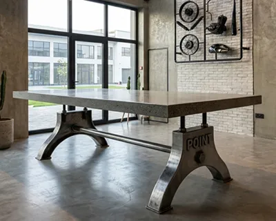 Подстолье металлическое для стола в стиле лофт "Point" купить