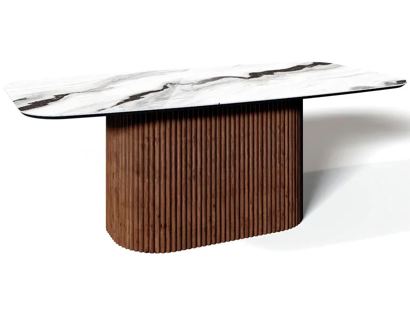 Деревянное подстолье для стола "Piano" на заказ