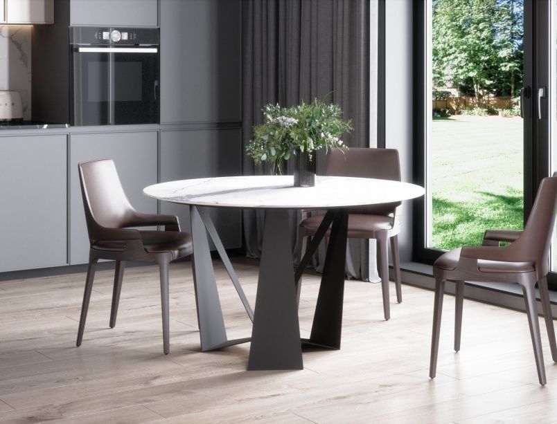 Металлическое подстолье для круглого стола "Астра 3" на заказ