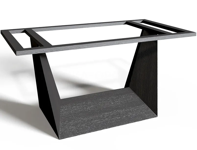 Деревянное подстолье для стола "Оригами" на заказ