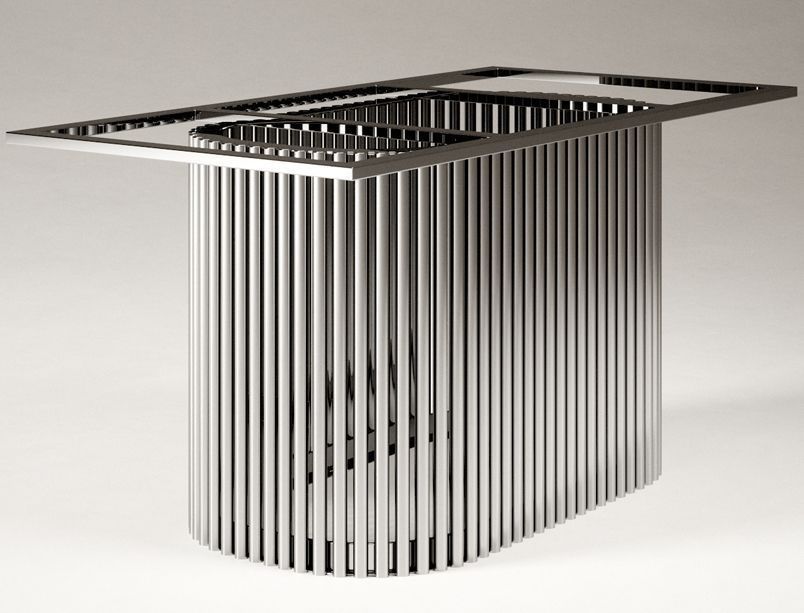 Подстолье из нержавеющей стали "Piano" на заказ