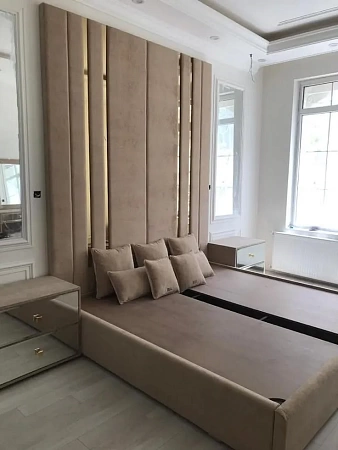 Полированная декоративная полоса под латунь - пример выполнения