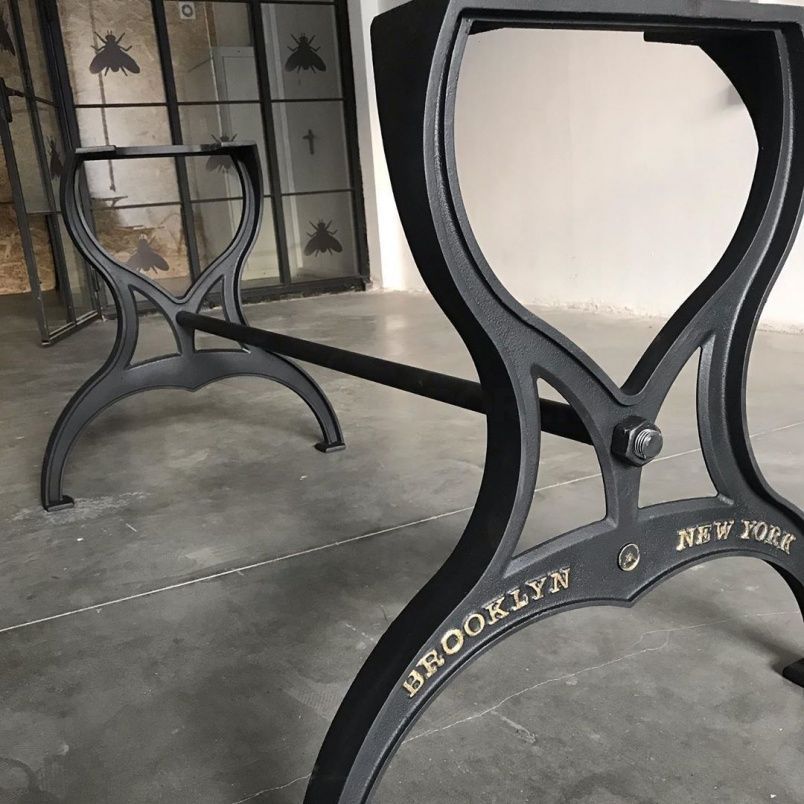 Чугунное подстолье для стола "Бруклин" на заказ