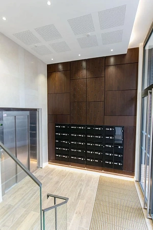 Почтовые ящики для подъездов многоквартирных домов на заказ - пример выполнения