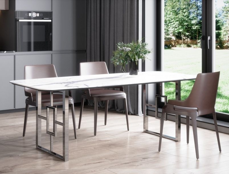 Подстолье из нержавеющей стали "Витраж" на заказ