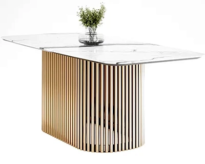 Подстолье из нержавейки с покрытием нитридом титана "Piano"