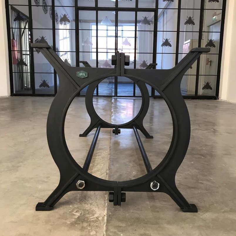 Чугунное подстолье для стола "Туннель" на заказ