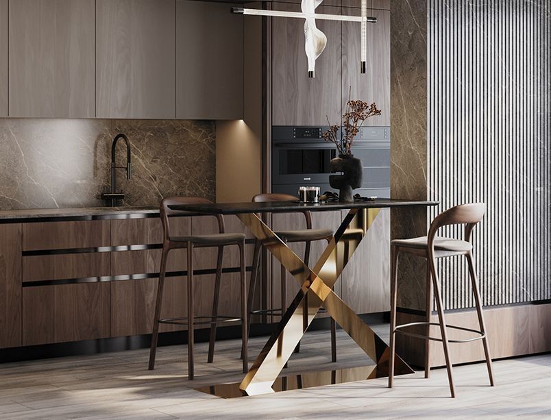 Подстолье для барной стойки "Экскалибур" на заказ