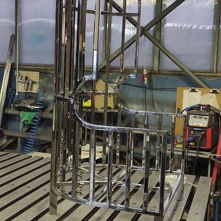 Каркасы для стульев из нержавеющей стали - пример выполнения