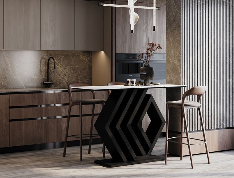 Подстолье для барной стойки "Меандр" на заказ