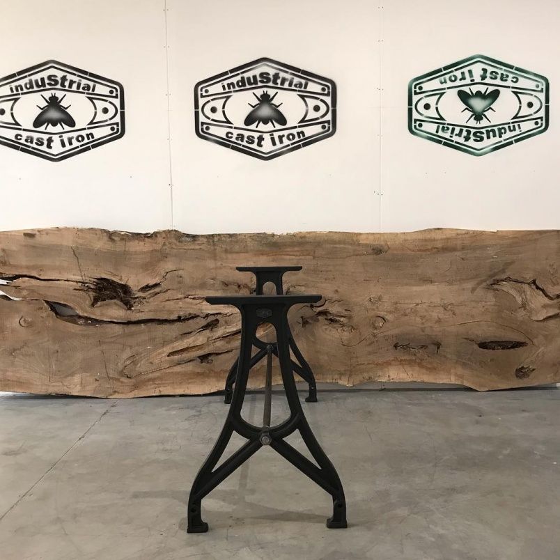 Чугунное подстолье для стола "Ножницы" на заказ