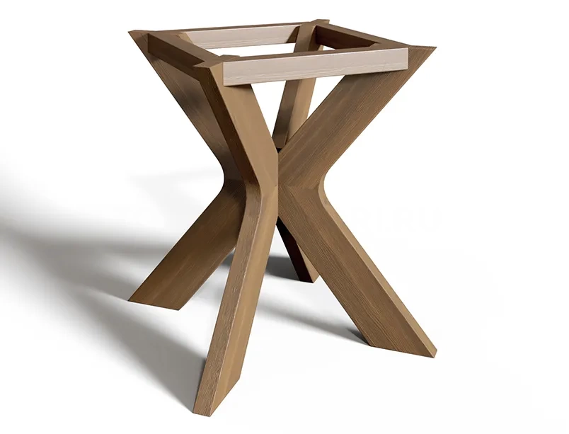 Деревянное подстолье для стола "Beetle" на заказ