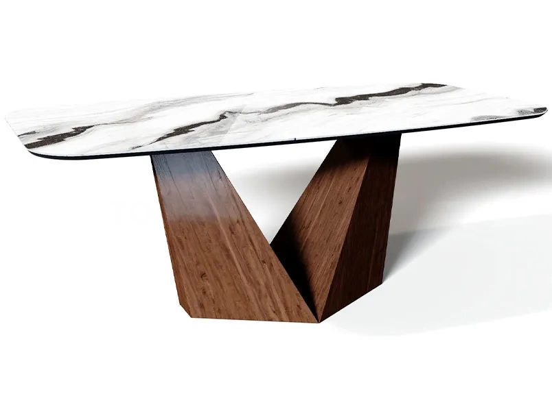 Деревянное подстолье для стола "Мозаика" на заказ