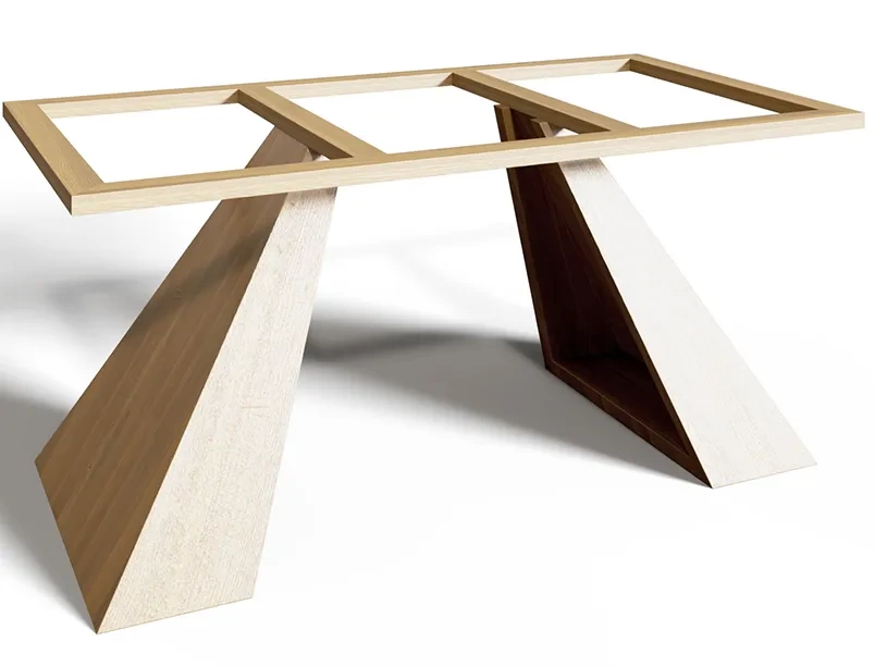 Деревянное подстолье для стола "Эйфель" на заказ