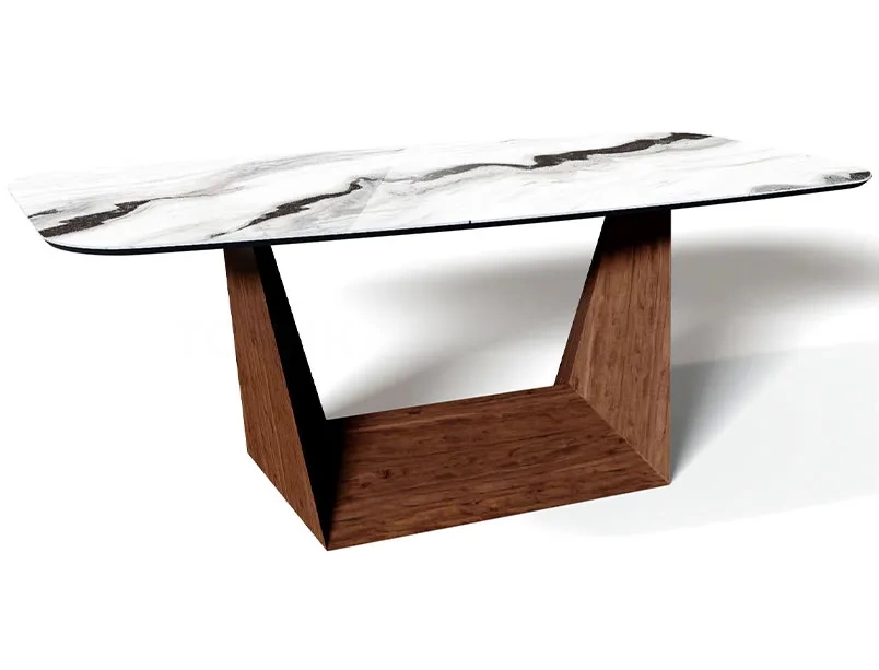 Деревянное подстолье для стола "Оригами" на заказ