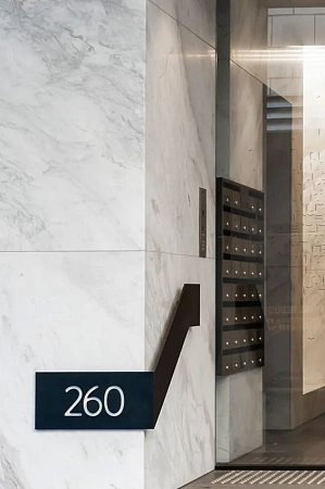 Почтовые ящики для подъездов многоквартирных домов на заказ - пример выполнения