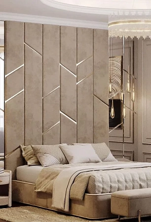 Полированная декоративная полоса под латунь - пример выполнения