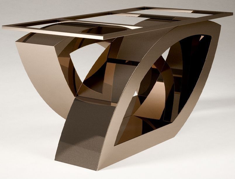 Подстолье из нержавейки с покрытием нитридом титана "Franco Eye" на заказ