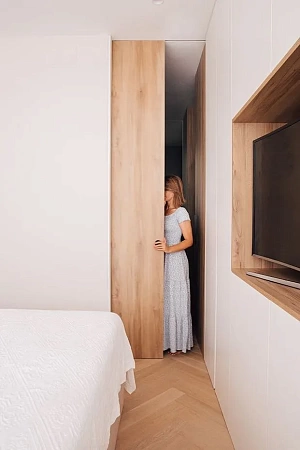 Пенал для раздвижных дверей - пример выполнения