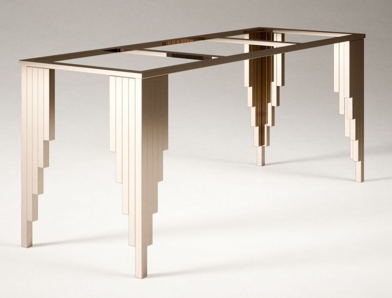 Подстолье из нержавейки с покрытием нитридом титана "Эмпаир" на заказ