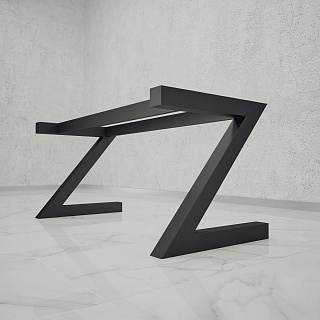 Каркас стола из металла в стиле лофт "Z"