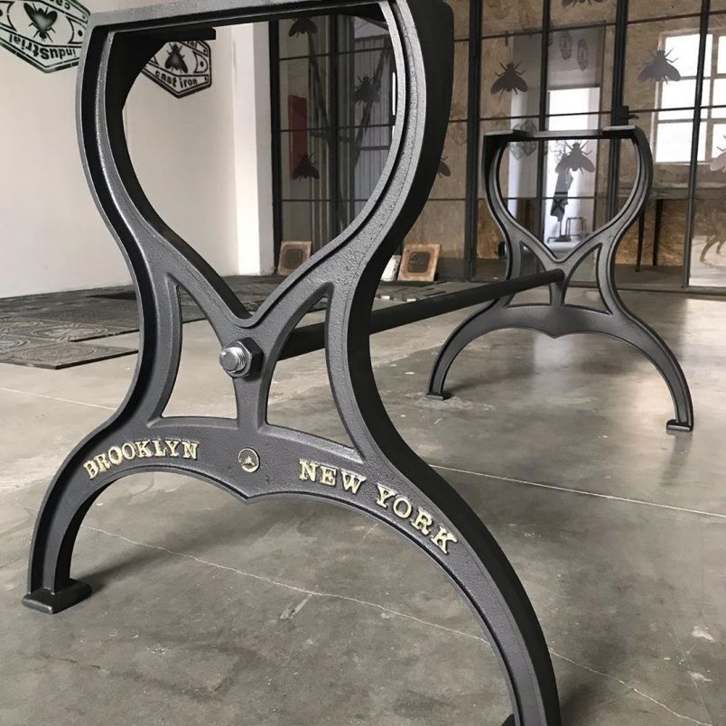 Чугунное подстолье для стола "Бруклин" на заказ