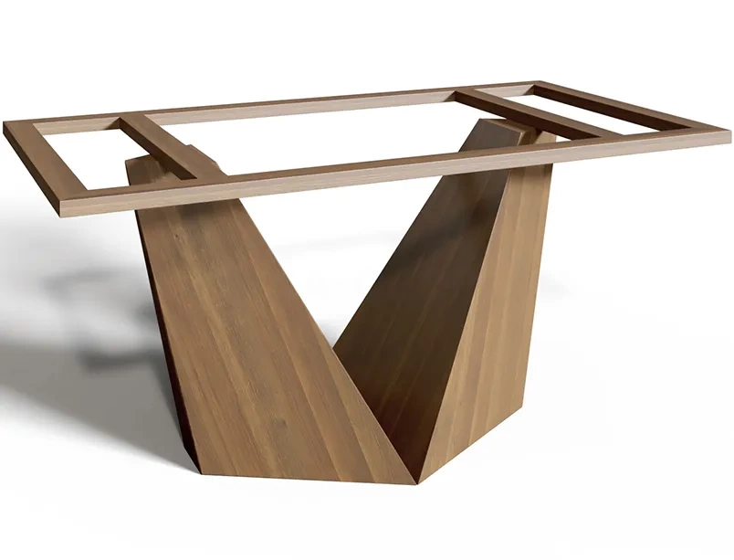 Деревянное подстолье для стола "Мозаика" на заказ