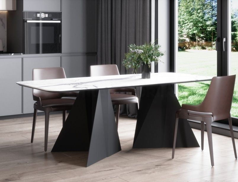 Металлическое подстолье для стола "Лямбда" на заказ