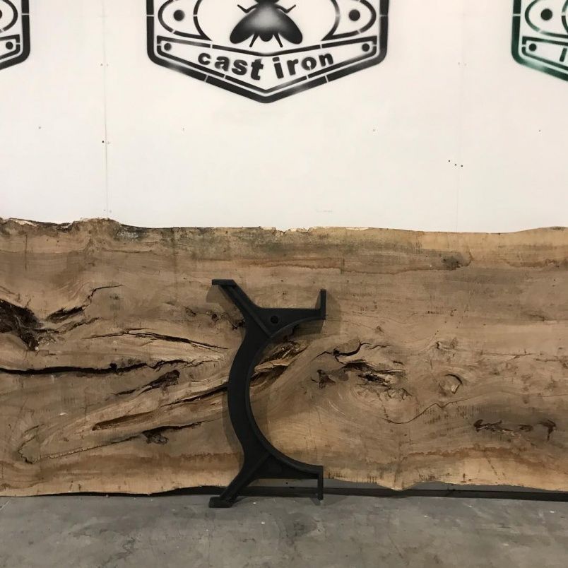 Чугунное подстолье для стола "Консоль" на заказ