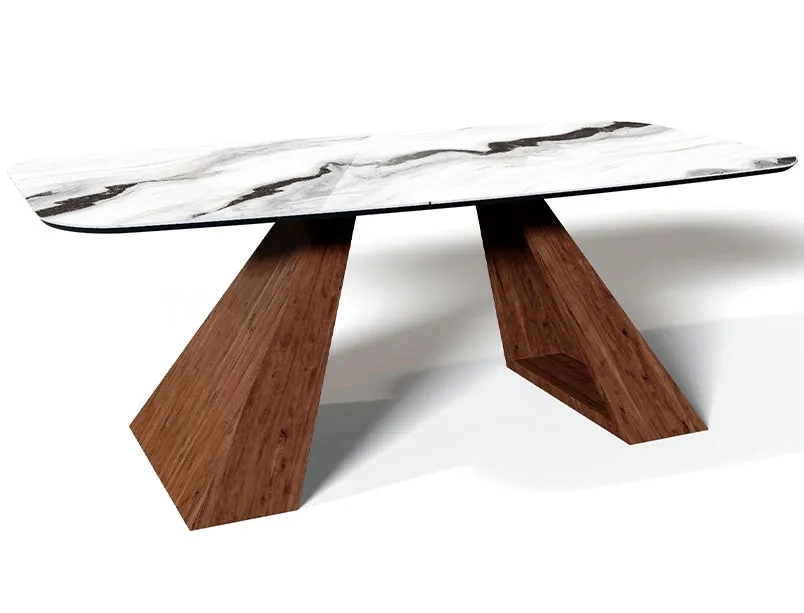 Деревянное подстолье для стола "Эйфель" на заказ