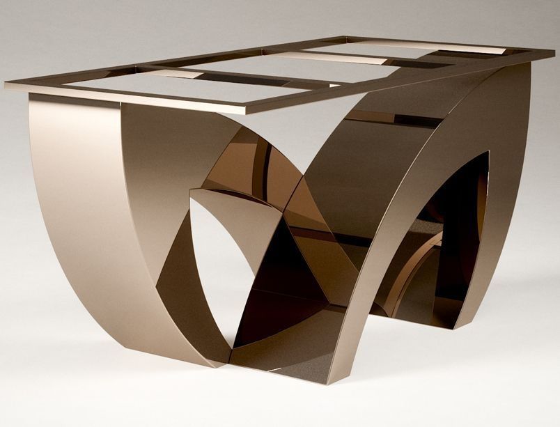 Подстолье из нержавейки с покрытием нитридом титана "Franco Fox" на заказ