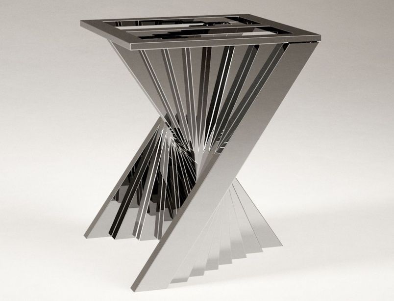 Подстолье из нержавеющей стали "Beep" на заказ