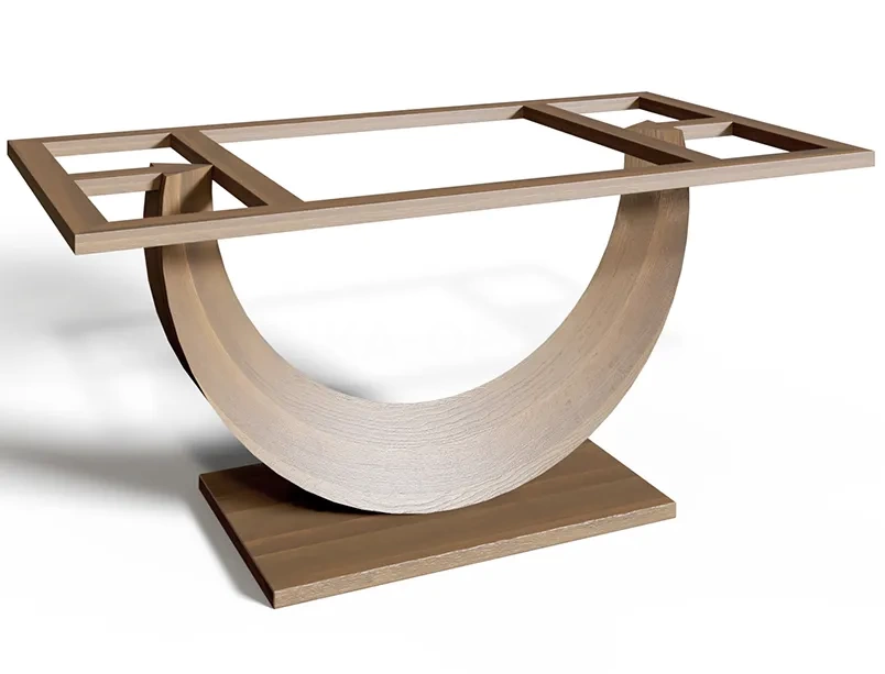 Деревянное подстолье для стола "Moon" на заказ