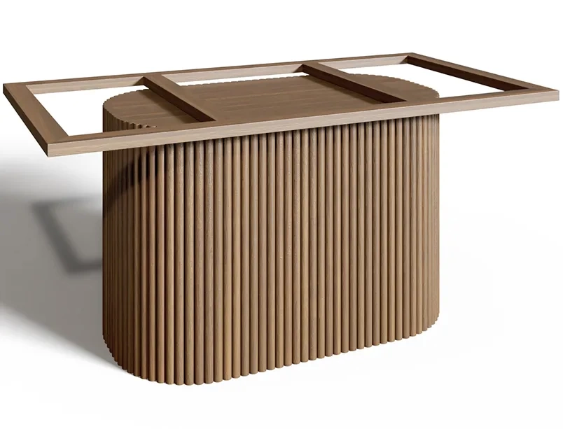 Деревянное подстолье для стола "Piano" на заказ