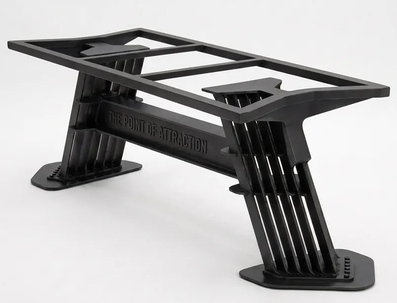 Подстолье металлическое для стола в стиле лофт "Attraction" на заказ