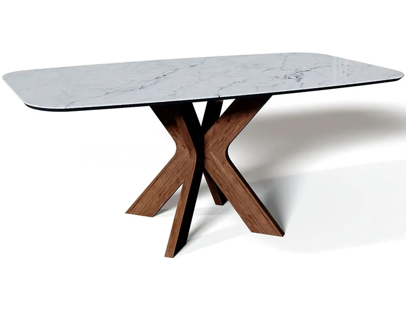 Деревянное подстолье для стола "Beetle" на заказ