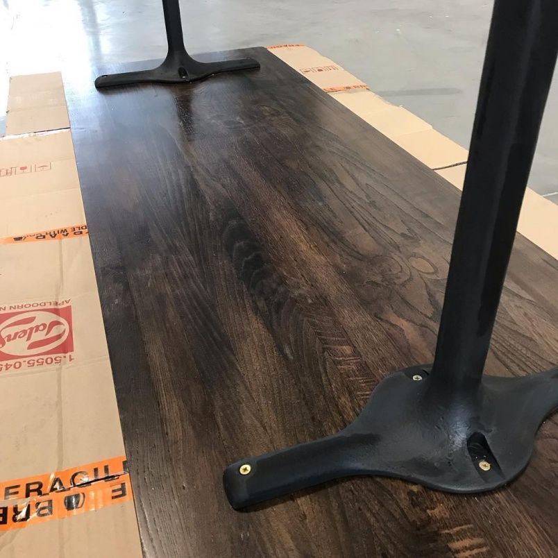 Чугунное подстолье для стола "Slim" на заказ