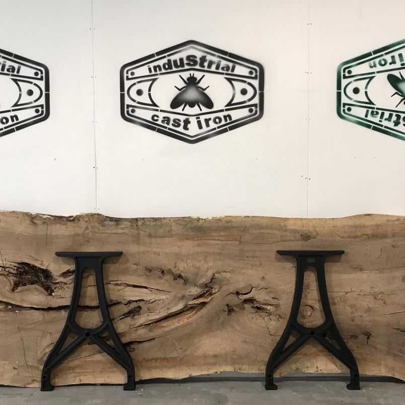 Чугунное подстолье для стола "Ножницы" на заказ