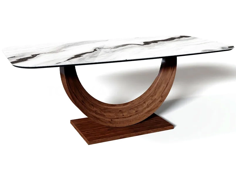 Деревянное подстолье для стола "Moon" на заказ