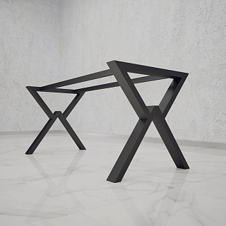 Каркас стола из металла в стиле лофт "X-files"