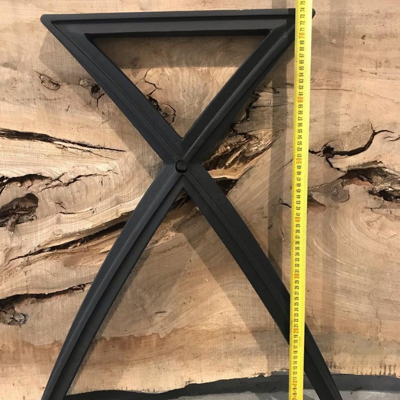 Чугунное подстолье для стола "Икс" на заказ