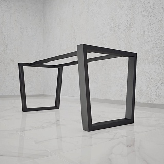 Каркас стола из металла в стиле лофт "Трапеция"