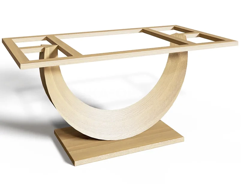 Деревянное подстолье для стола "Moon" на заказ