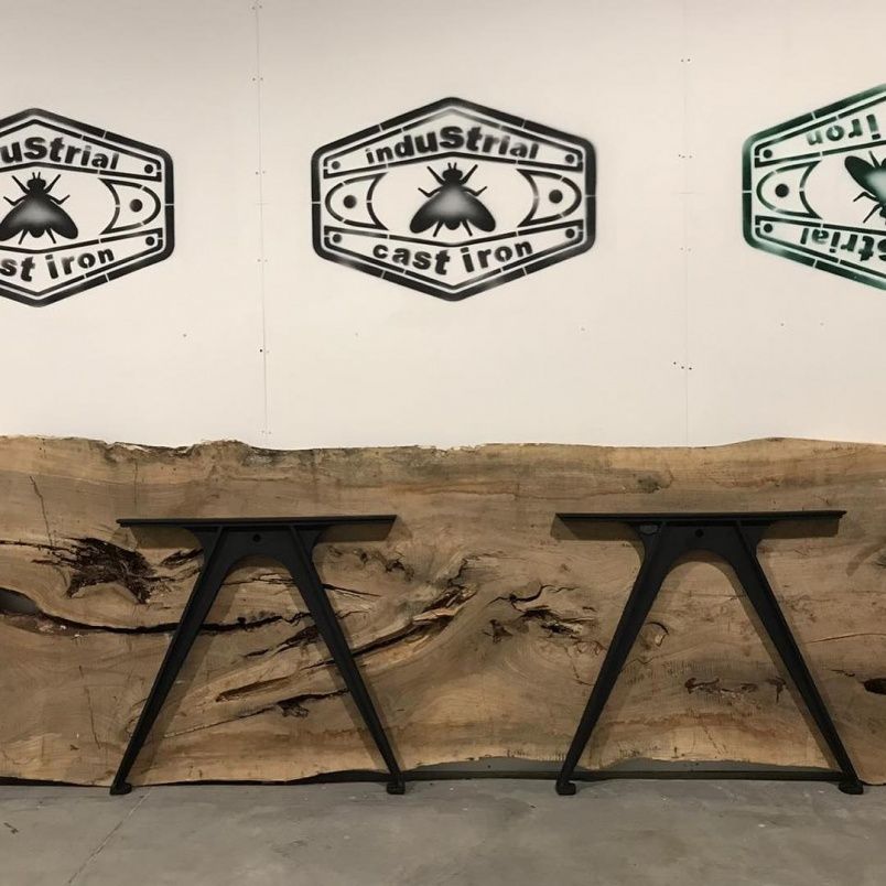 Чугунное подстолье для стола "Циркуль" на заказ