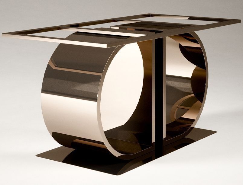 Подстолье из нержавейки с покрытием нитридом титана "Franco" на заказ