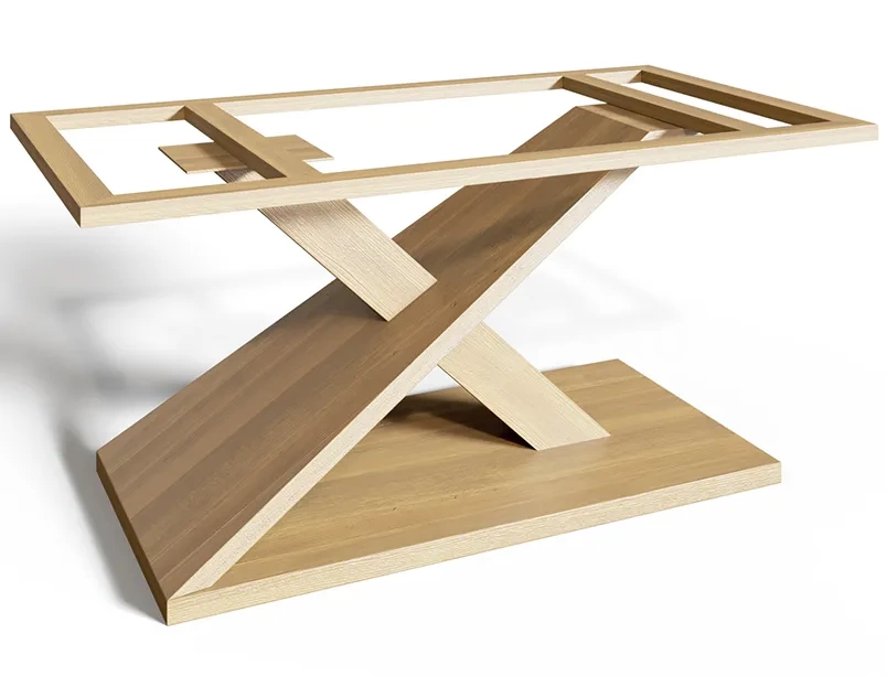 Деревянное подстолье для стола "Excalibur" на заказ